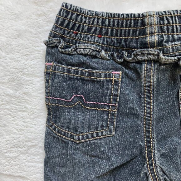 Arizona Toddler Jeans Blue Wash 18M | EUC Casual Denim Ruffle - Picture 14 of 16